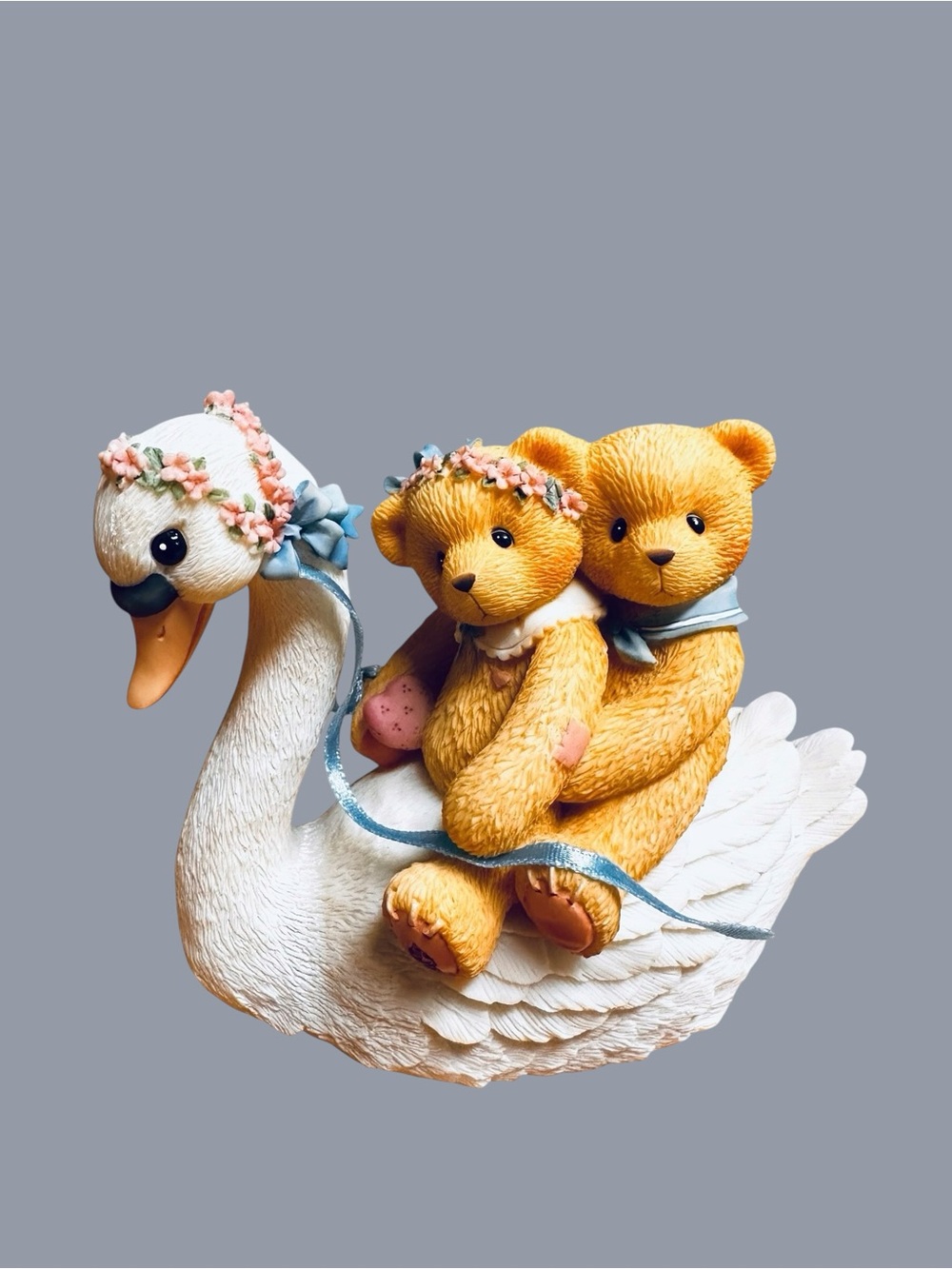 Cherished Teddies Swan Ride Matt and Vicki Love is the Best Thing 476781